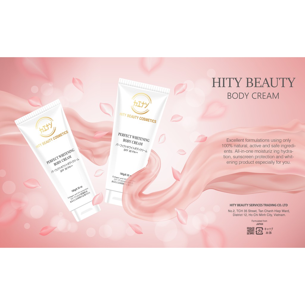 [Thanh Lý 05/2021] Kem chóng nắng NHẬT BẢN UV SPF 30+ Perfect Whitening,  dưỡng trắng toàn thân - Hity Beauty | BigBuy360 - bigbuy360.vn