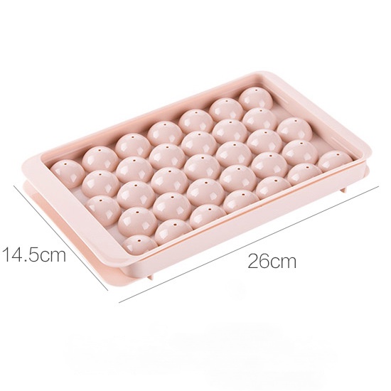 Khuôn làm đá viên TAILI 18/33 ngăn sáng tạo có nắp đậy tiện lợi cho nhà bếp