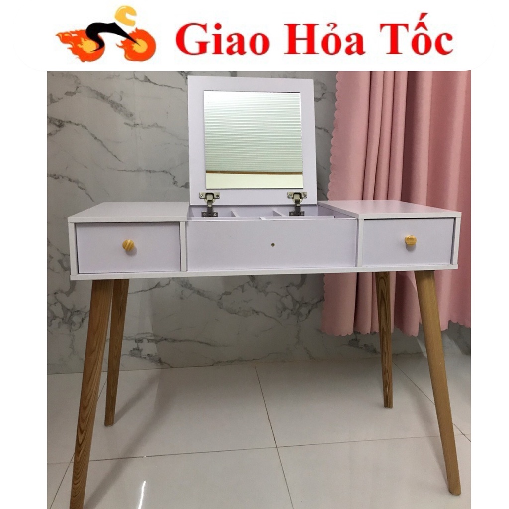 (GIAO HỎA TỐC TPHCM) Bàn trang diểm bàn phấn có gương có ngăn kéo cao cấp