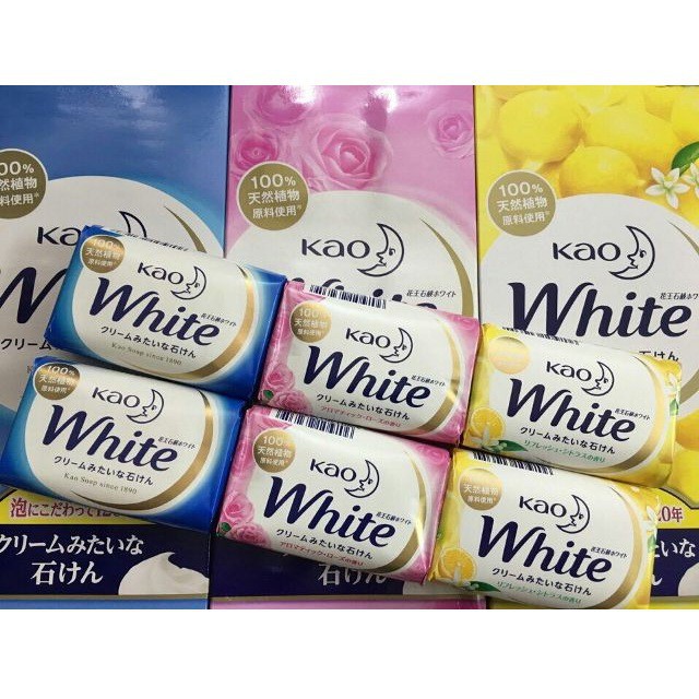 Xà Phòng Tắm Trắng KAO White Nhật Bản | Xà Bông KAO White 130g