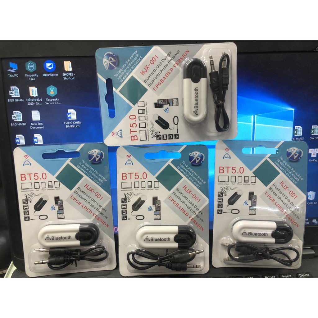 Usb Bluetooth ✨Free Ship✨ Usb Bluetooth 4.0 HJX-001- Tạo Bluetooth Cho Loa, Amply- Full box