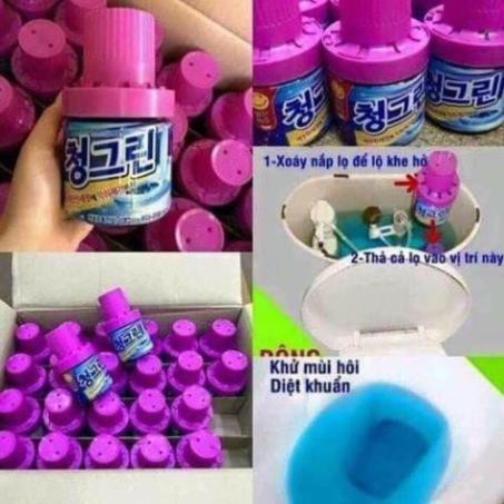 [ TOILET LUÔN SẠCH VÀ THƠM ] Chai Thả Bồn Cầu Khử Mùi Hàn Quốc 180gr, sử dụng được 2500 lần xả