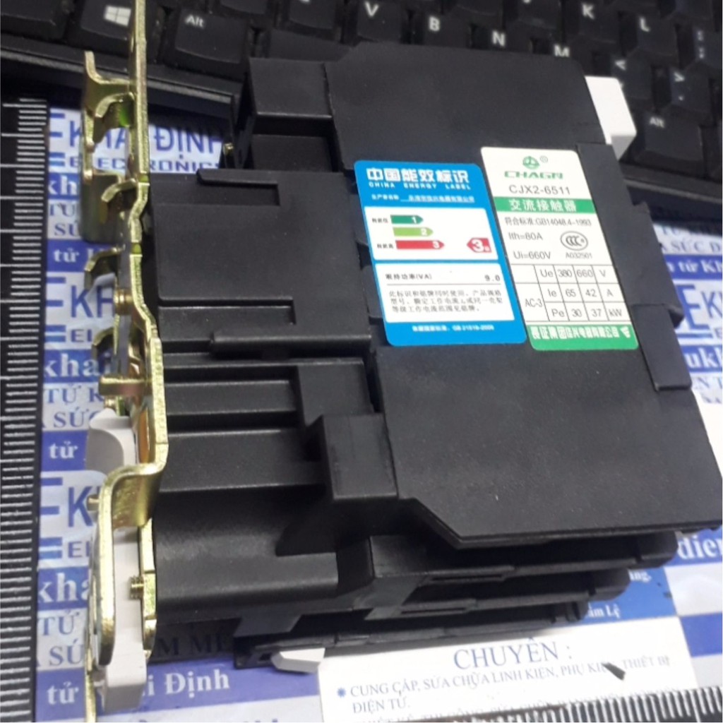 CONTACTOR KHỞI ĐỘNG TỪ CJX2 6511 220VAC/24VAC 65A kde4790