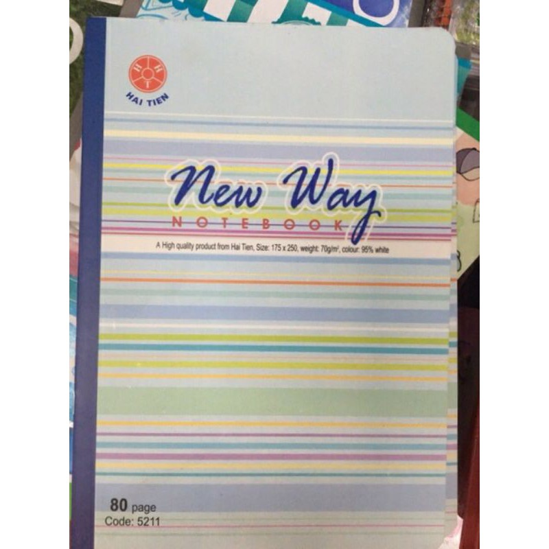 10 Vở Kẻ Ngang NEWWAY Hải Tiến 120 trang tập vở viết