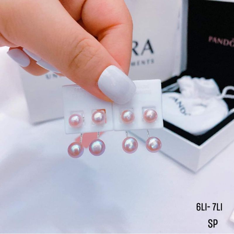 BÔNG TAI DIO CONG BẠC TA TRAI NƯỚC NGỌT