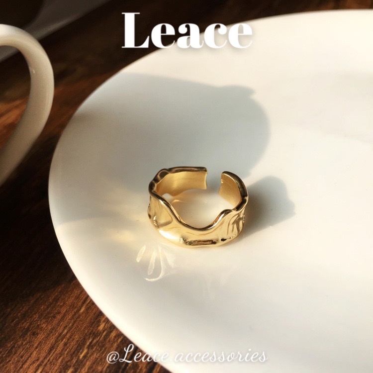 Nhẫn hở hình học độc đáo phong cách cá tính R023,024 Leace.accessories