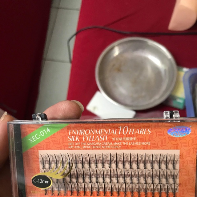 Mi chùm katun có từ số 7-12mm giá 35k/1 khay