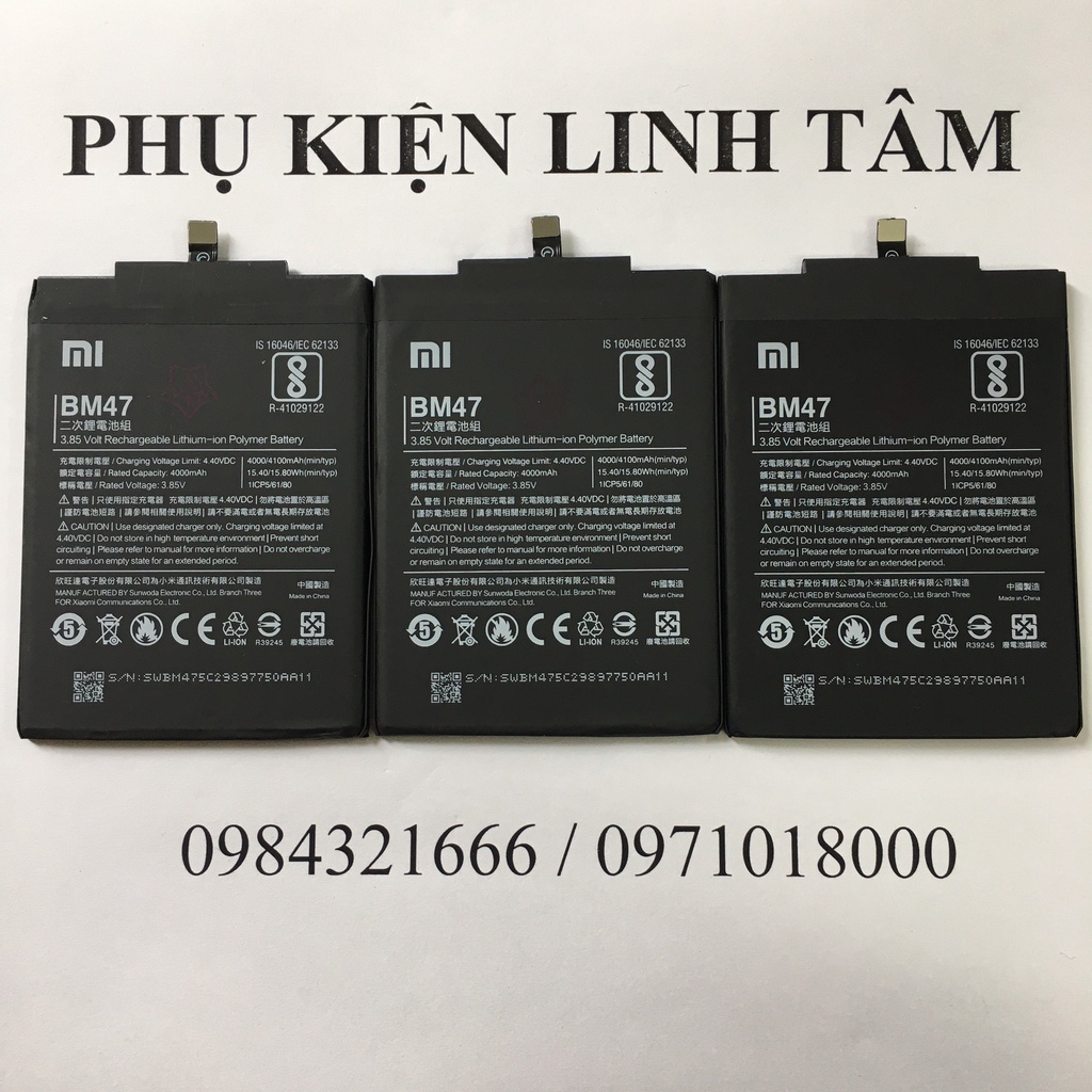 Pin Xiaomi Redmi 4X  4100mAh