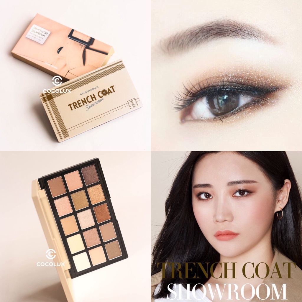 Phấn Mắt 15 Ô Etude House Play Color Eye Palette Trench Coat Showroom