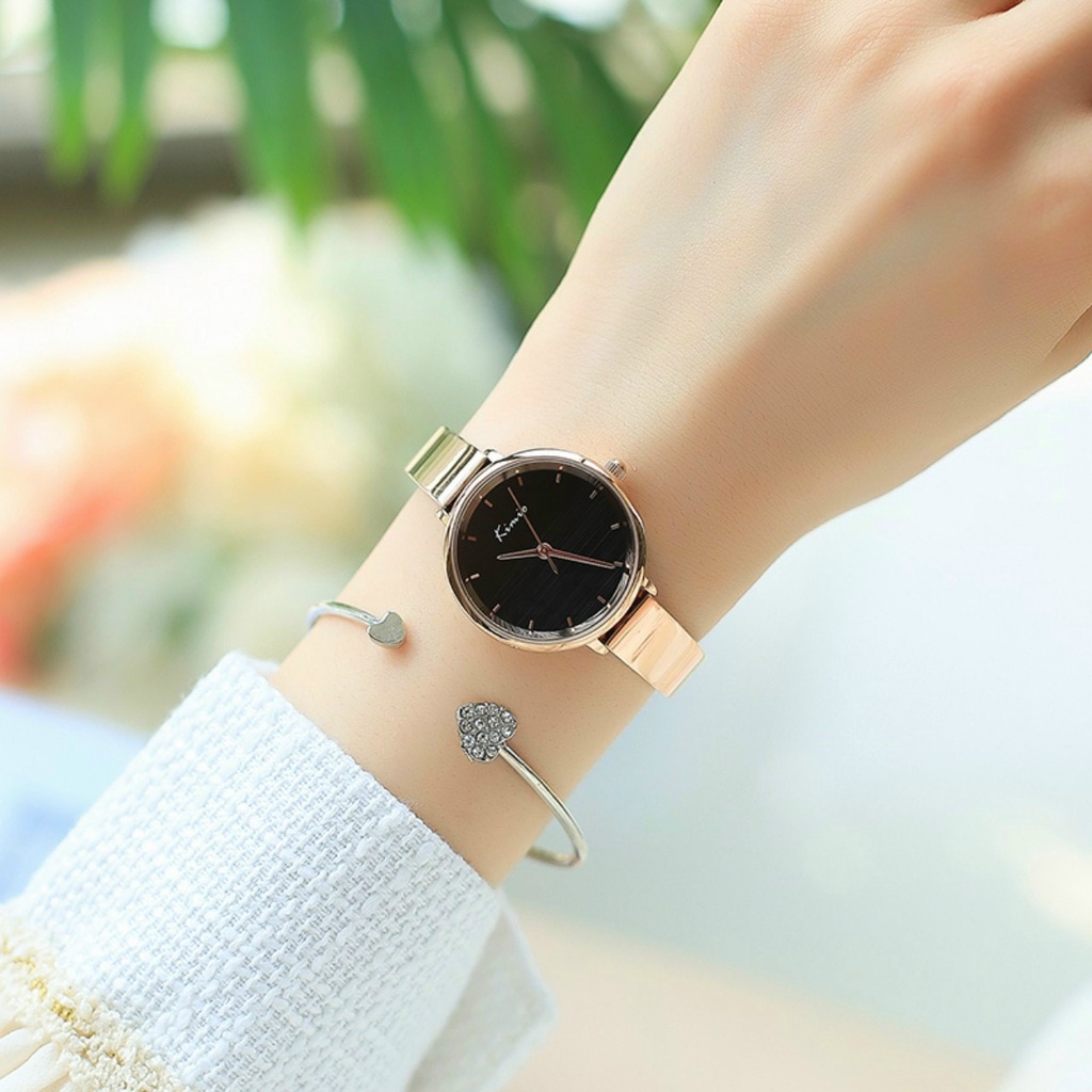 Đồng Hồ Nữ Kimio 6436 Hàng Chính Hãng Dây Kim Loại Cao Cấp Sang Trọng