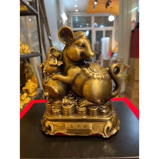 Tượng chuột phong thủy bằng đồng mã0051