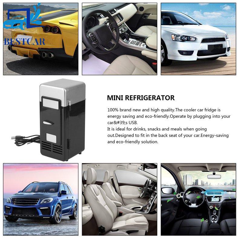 [Car Mini Fridge] 10W 5V USB Tủ Lạnh Mini Sạc Usb Cho Xe Hơi / Tàu Thuyền / Tủ lạnh tản nhiệt mini ô tô hyundai