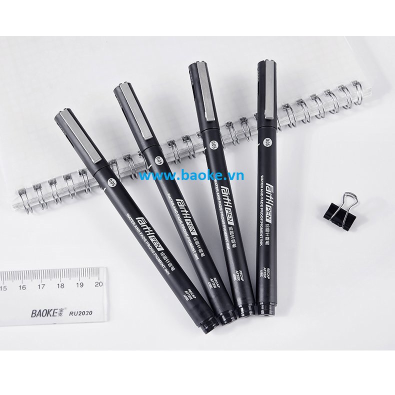 Bút nước vẽ kỹ thuật 0.05mm - BK800 mực đen