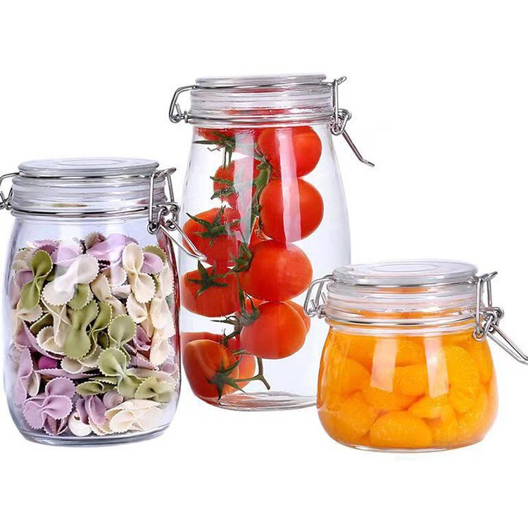 [VN] Hũ thủy tinh nắp quai cài gọng kim loại đậy kín hơi dùng đựng thực phẩm, ngâm chua, đựng kombucha | BigBuy360 - bigbuy360.vn