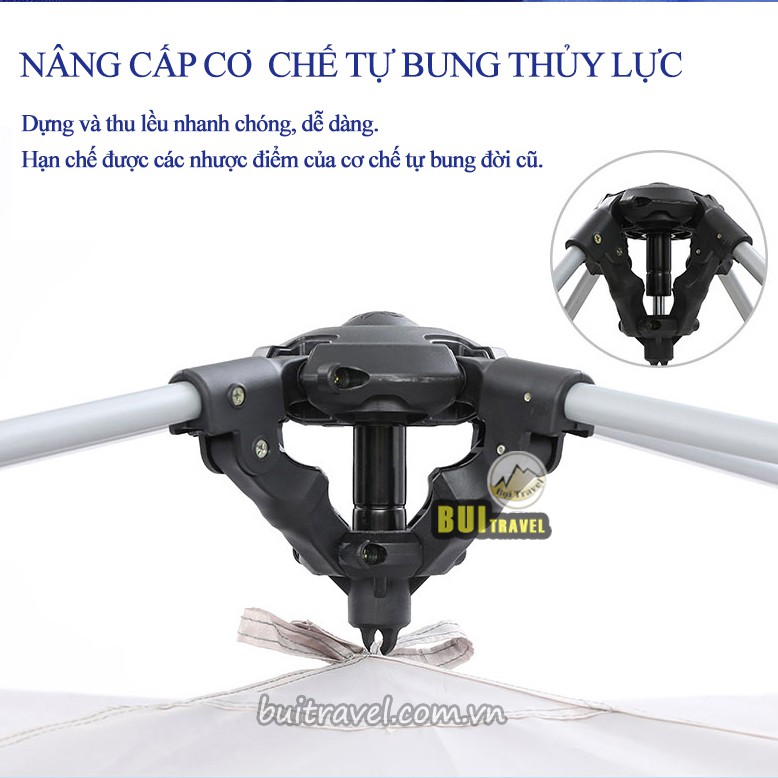 Lều tự bung cho 5-8 người Gazelle Outdoors GL1513- Lều dã ngoại cỡ lớn- Bụi Travel