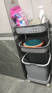 Kệ giỏ nhựa để đồ đa năng