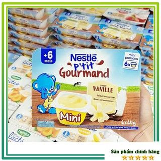 VÁNG SỮA NESLE PHÁP hương Vani lốc 6 hủ