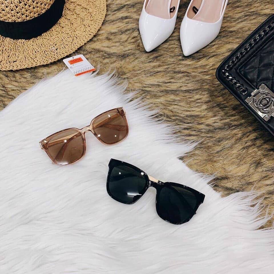 Mắt kính thời trang nam nữ cao cấp V Kính râm Unisex kiểu dáng Hàn Quốc kèm tròng chống UV400, chống chói hiệu quả