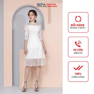 Đầm ren xòe cúp ngực SEFA - SF00319512