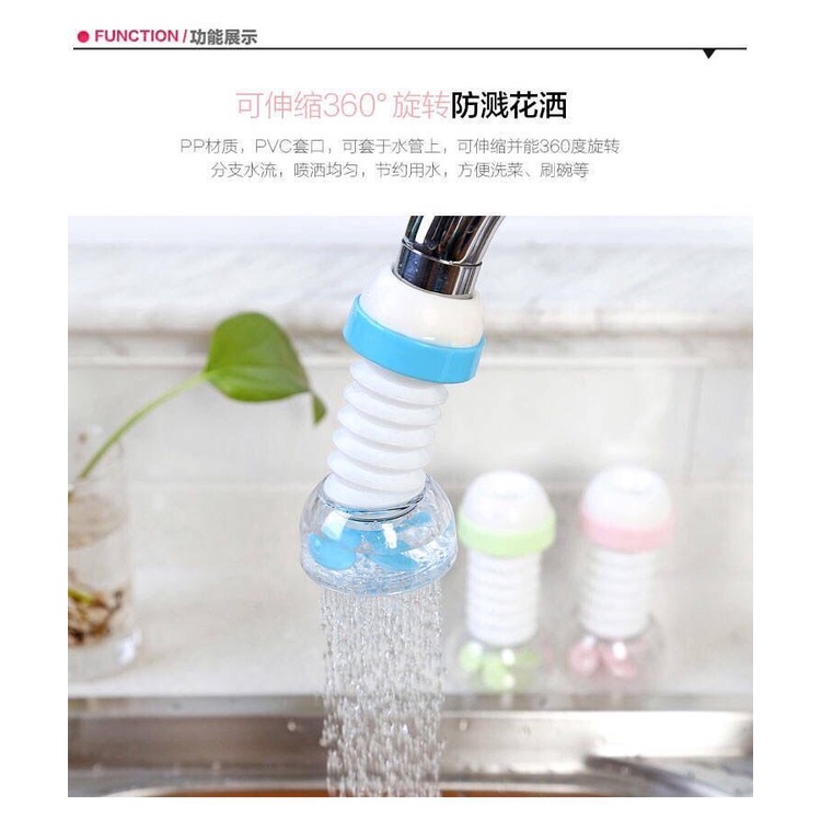 Đầu Lọc Gắn Vòi Nước Có Thể Xoay Tiết Kiệm Nước Tiện Dụng