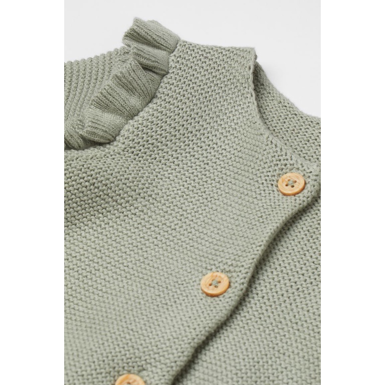 Áo cardigan xanh bé gái HM