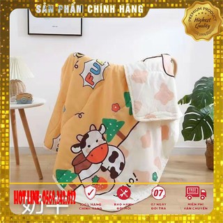 Chăn cotton đũi hè thu chất mát cho bé mẫu mới