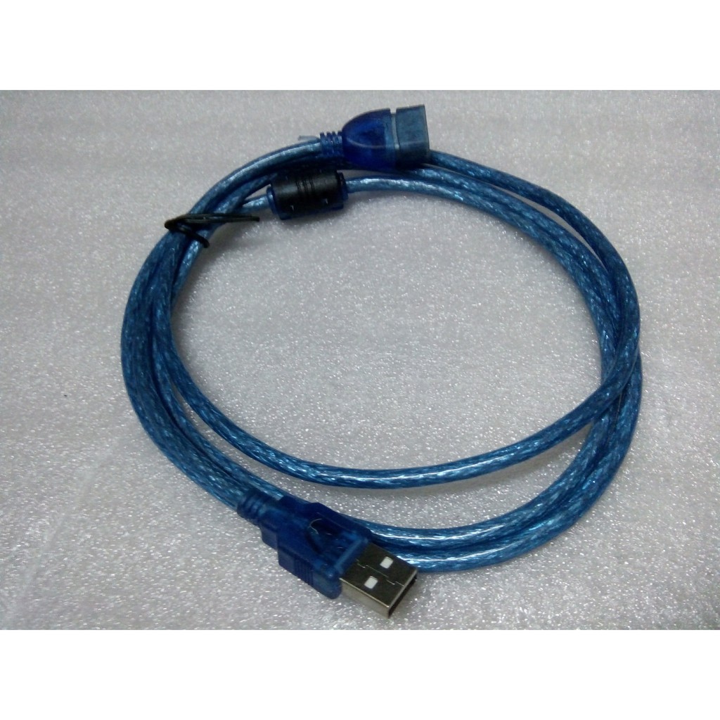 Dây cáp USB nối dài 1.5m xanh