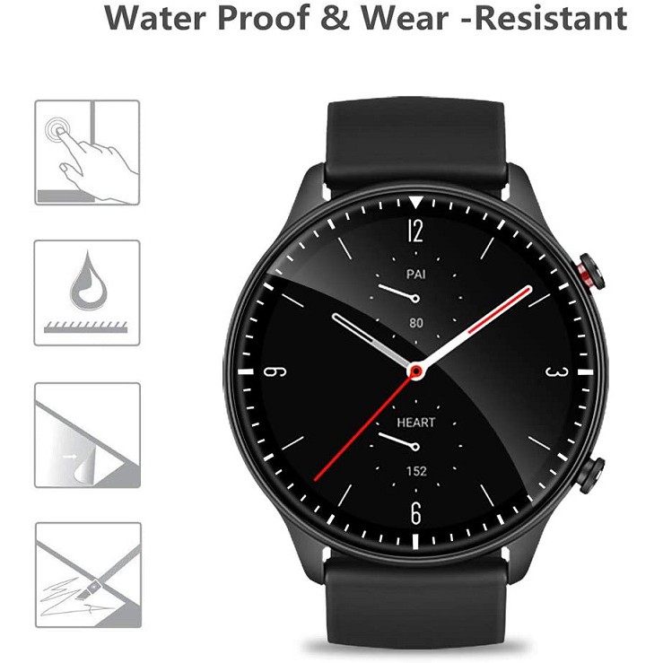 Miếng Dán Bảo Vệ Màn Hình Cho Đồng Hồ Thông Minh Huami Amazfit GTR2 / GTR3
