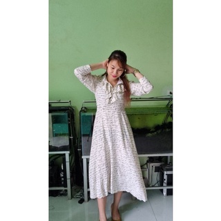 Đầm Maxi Na Trịnh  cổ bèo