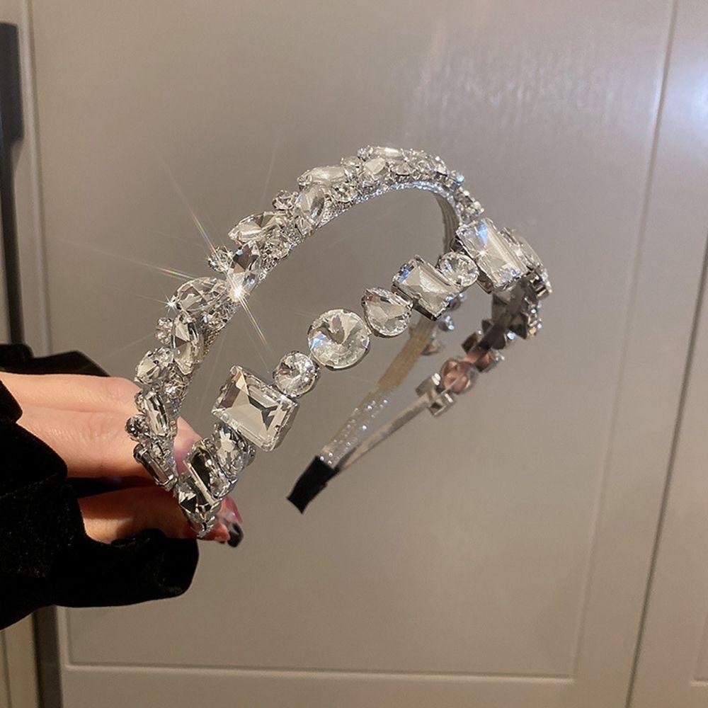 Băng Đô Cài Tóc Bằng Xốp Và Kim Loại Phong Cách Baroque Thanh Lịch Cho Nữ