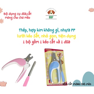 Bộ dụng cụ dũa, cắt móng cho chó mèo