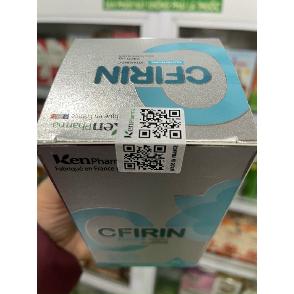 Viên uống trắng da, mờ nám Cfirin x3 Glutathione