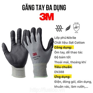 Găng tay đa dụng 3M đạt chuẩn EN388