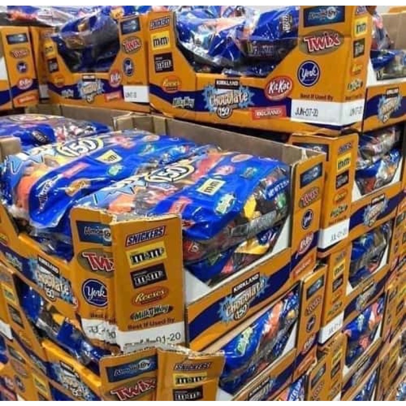 KẸO SÔ CÔ LA TỔNG HỢP ALL CHOCOLATE KIRKLAND 2,55 kg