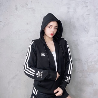 😍😍Áo Nữ khoác có nón đen, chuẩn chính hãng