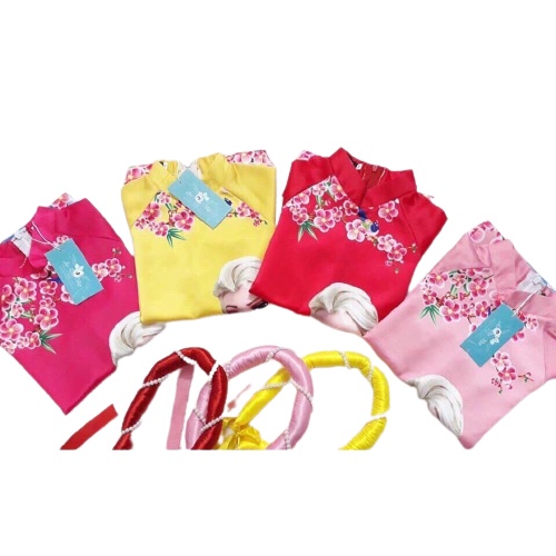 FREESHIP50K-QATE 174 - ÁO DÀI CÁCH TÂN CÔNG CHÚA ELSA HÀNG CHÀO XUÂN 2020