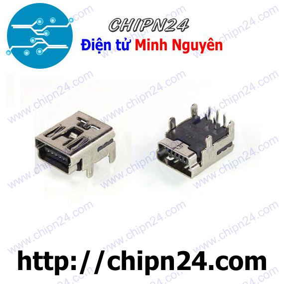 [4 CÁI] Đầu Mini USB 5P Cắm