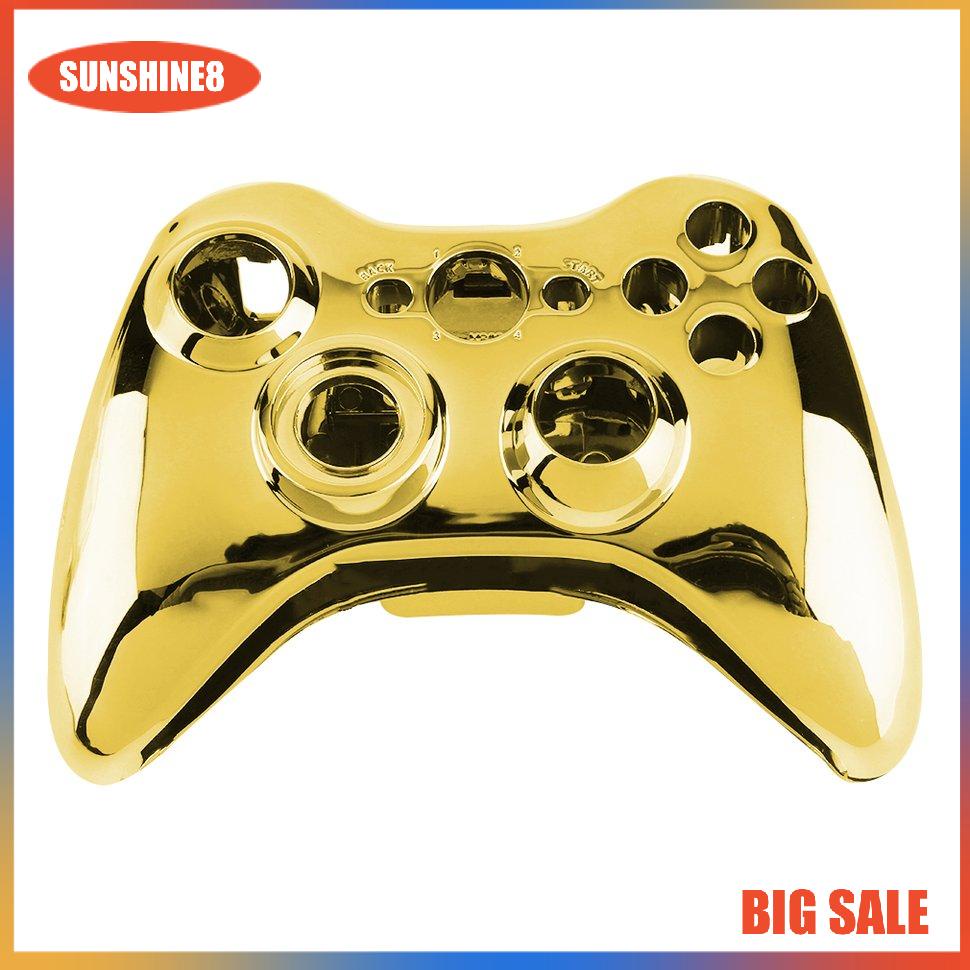 【SUN】Wireless Controller Shell Case Bumper Thumbsticks Buttons Game for Xbox 360