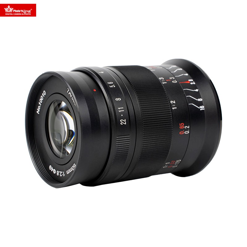 Ống kính MF 7Artisans 60mm f2.8 Macro Mark II cho Sony E, Fujifilm X, Olympus M43, Canon EOS-M và Nikon Z