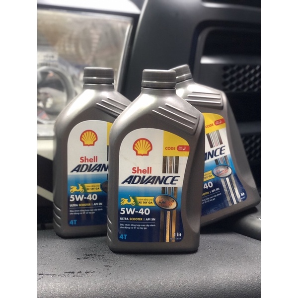 Nhớt tay ga shell ultra scooter 5w40