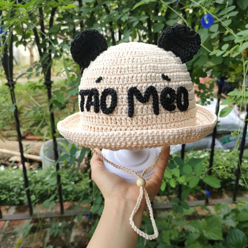Nón Tai Gấu Bé Trai Miễn Phí Thêu Tên Riêng Cho Bé