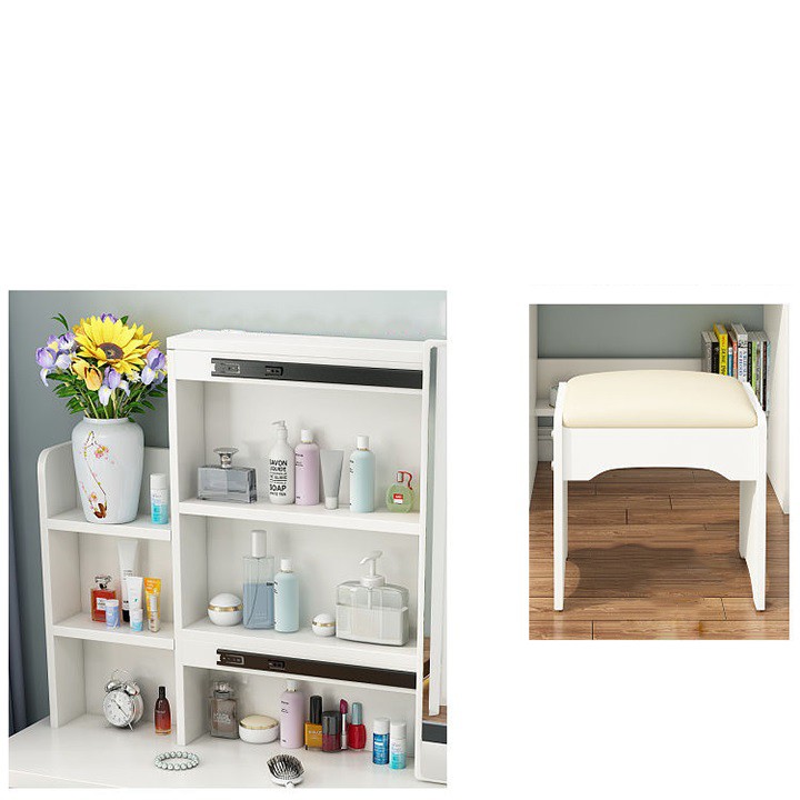 ⭐Ảnh thật⭐Bàn trang điểm gương đèn LED sang trọng kèm ghế DH-BGK2055 | BigBuy360 - bigbuy360.vn