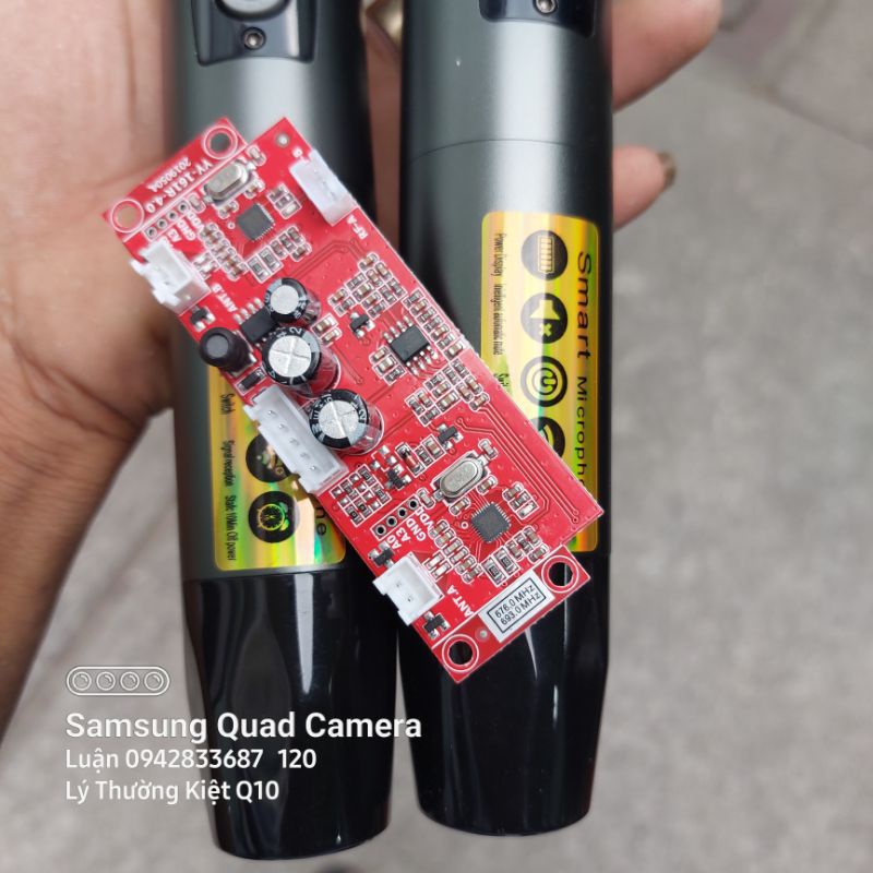 Micro Loa Kéo Kim Loại UHF Đổi Tần Số