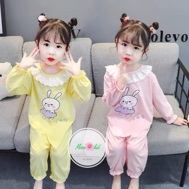 Bộ body jumsuit dài tay cho bé gái 3-13kg