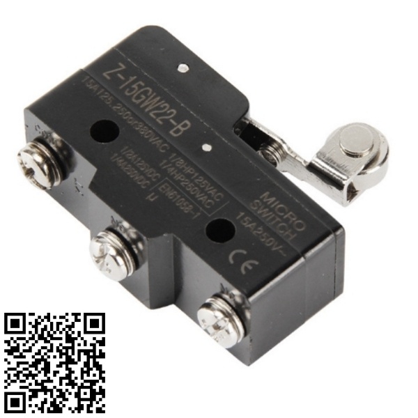 Công tắc hành trình CM-1704 giớ hạn đòn bẩy bánh xe kim loại cần ngắn chất lượng tốt