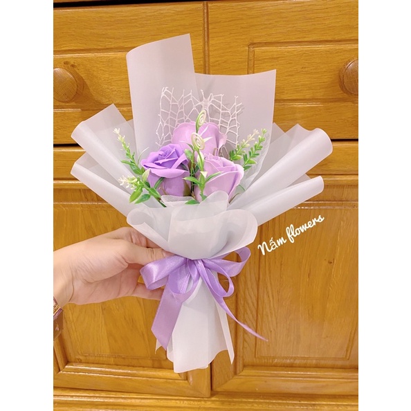 Bó 3 bông sáp xinh xẻo, sỉ chỉ 22k