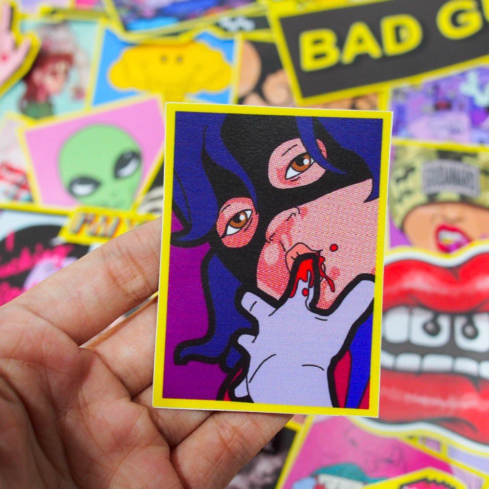 Bad Guy Dân Chơi - hộp set 100 sticker decal hình dán nón bảo hiểm , laptop, xe máy, ô tô - STICKER FACTORY