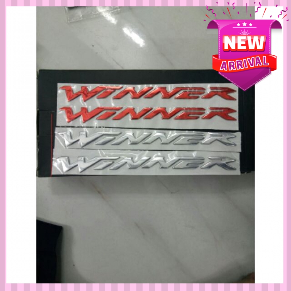 Cặp tem nổi xe winner