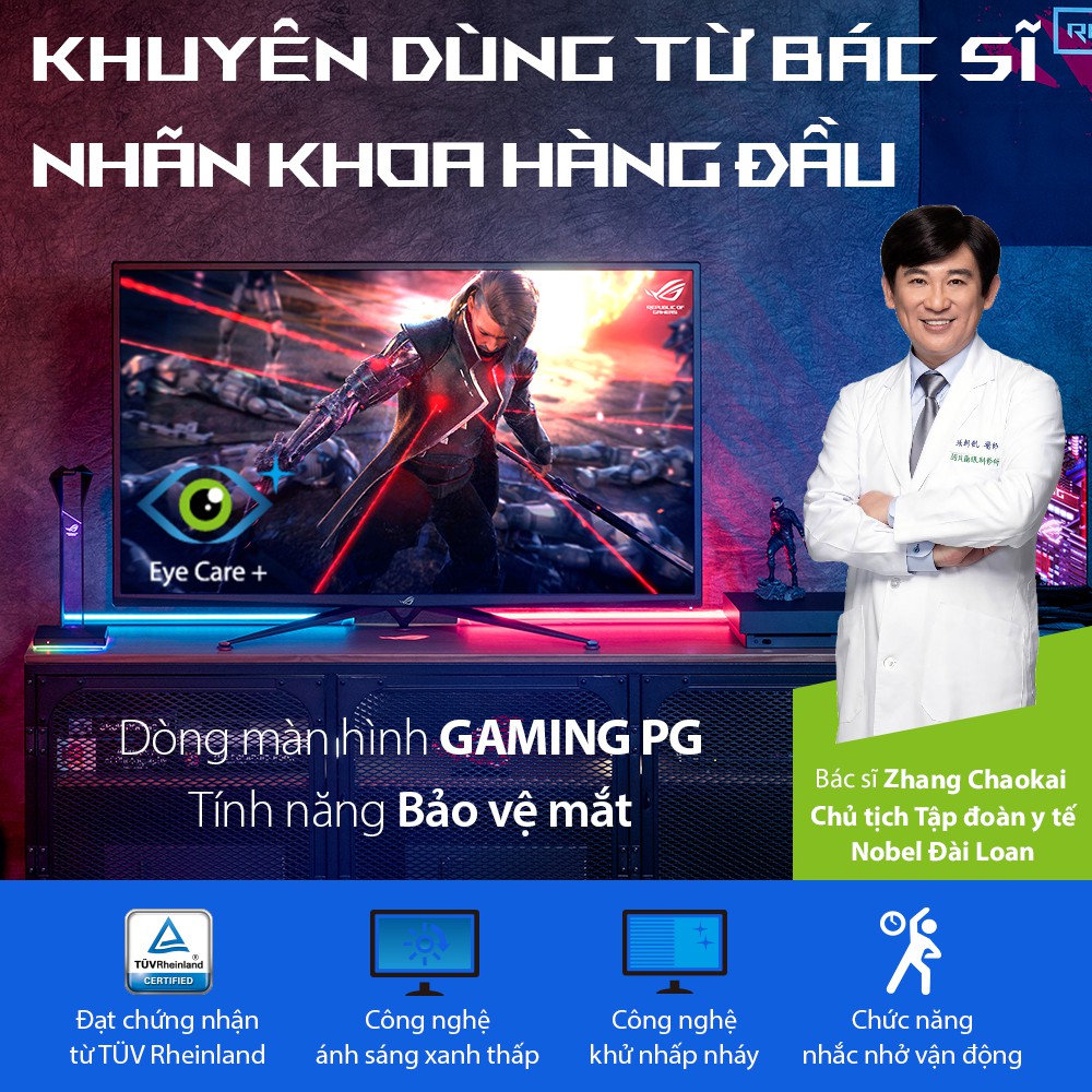 Màn hình máy tính Asus ROG SWIFT 360Hz PG259QN 24.5 inch FHD IPS Hàng Chính Hãng