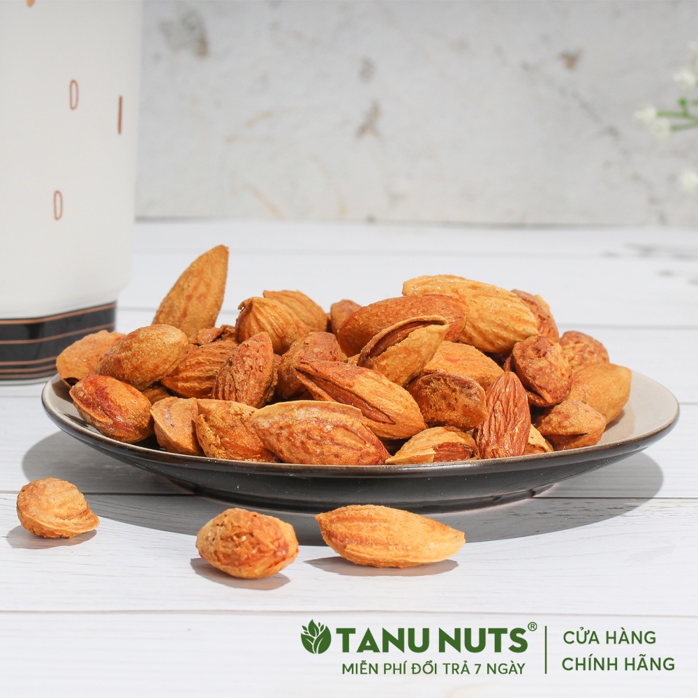 [Mã BMBAU50 giảm 7% đơn 99K] Hạnh nhân Mỹ rang bơ TANU NUTS thơm ngon giàu dinh dưỡng 500g